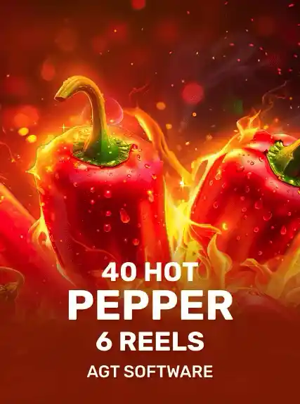 40 Hot Pepper 6 reels game tile