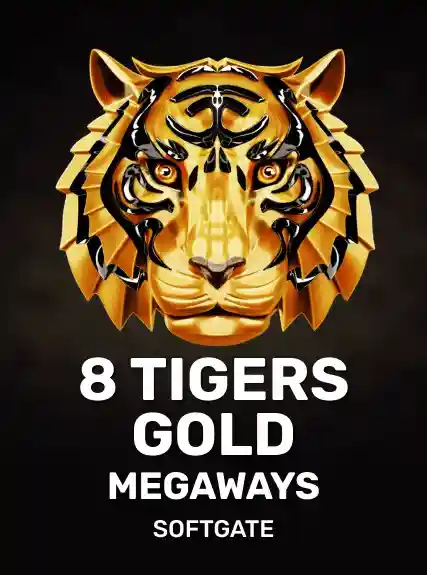 8 Tigers Gold Megaways game tile