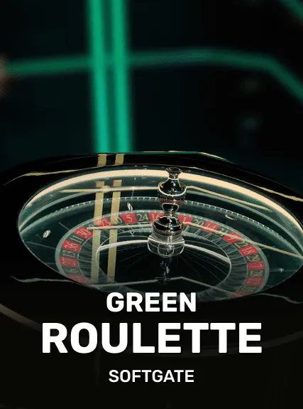 Green Roulette game tile